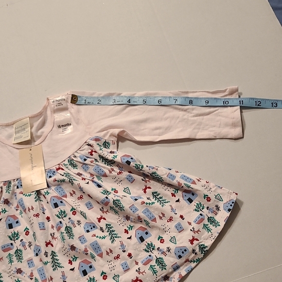 First Impressions Pink and Blue Patterned Long Sleeve Tee 18 Months NWT - Picture 8 of 9